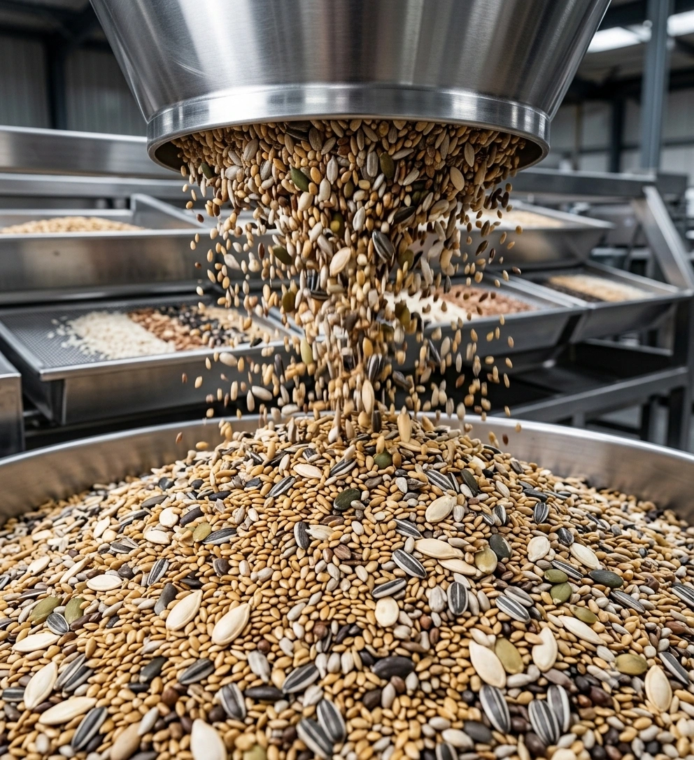 Raw Material Sieving and Dehulling
